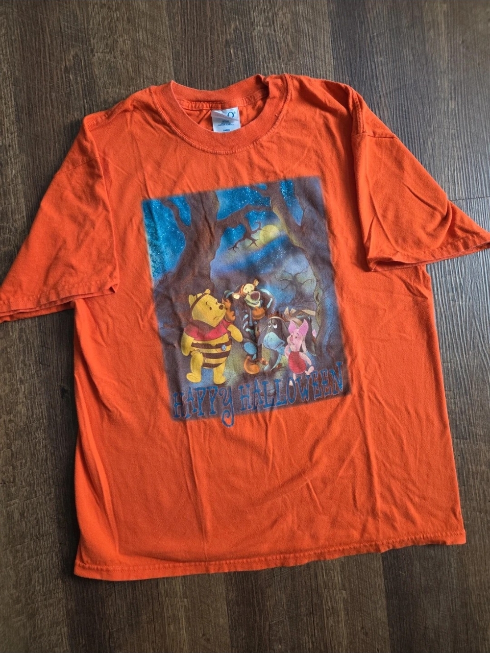 Vintage Disney Halloween Shirt Winnie The Pooh Size Large